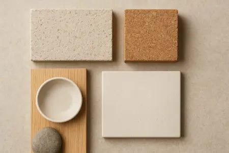 Portuguese stone cork timber Canadian cedar